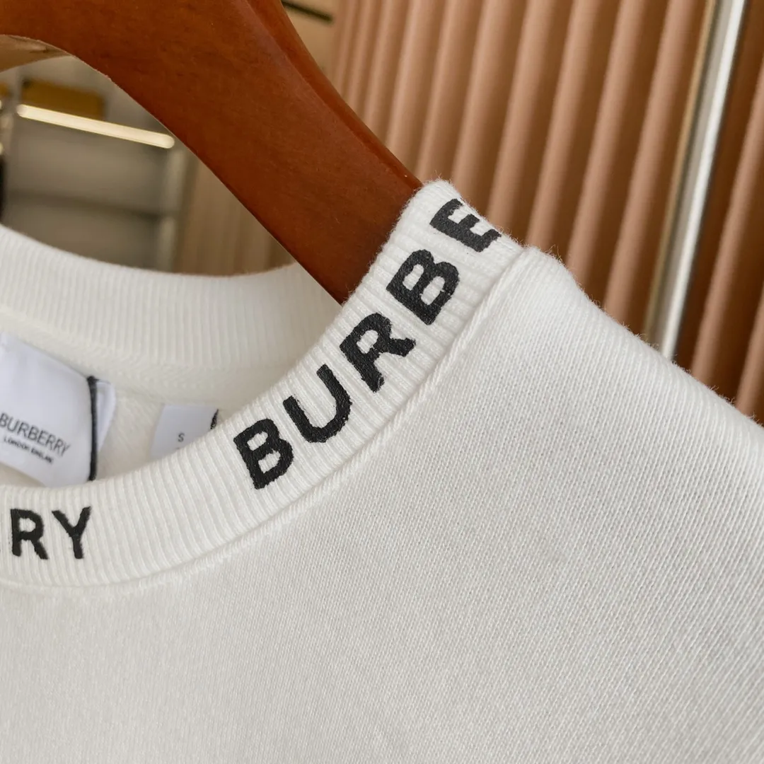 Burberry ホワイト小熊刺繍チェック柄スウェット - 画像 (6)