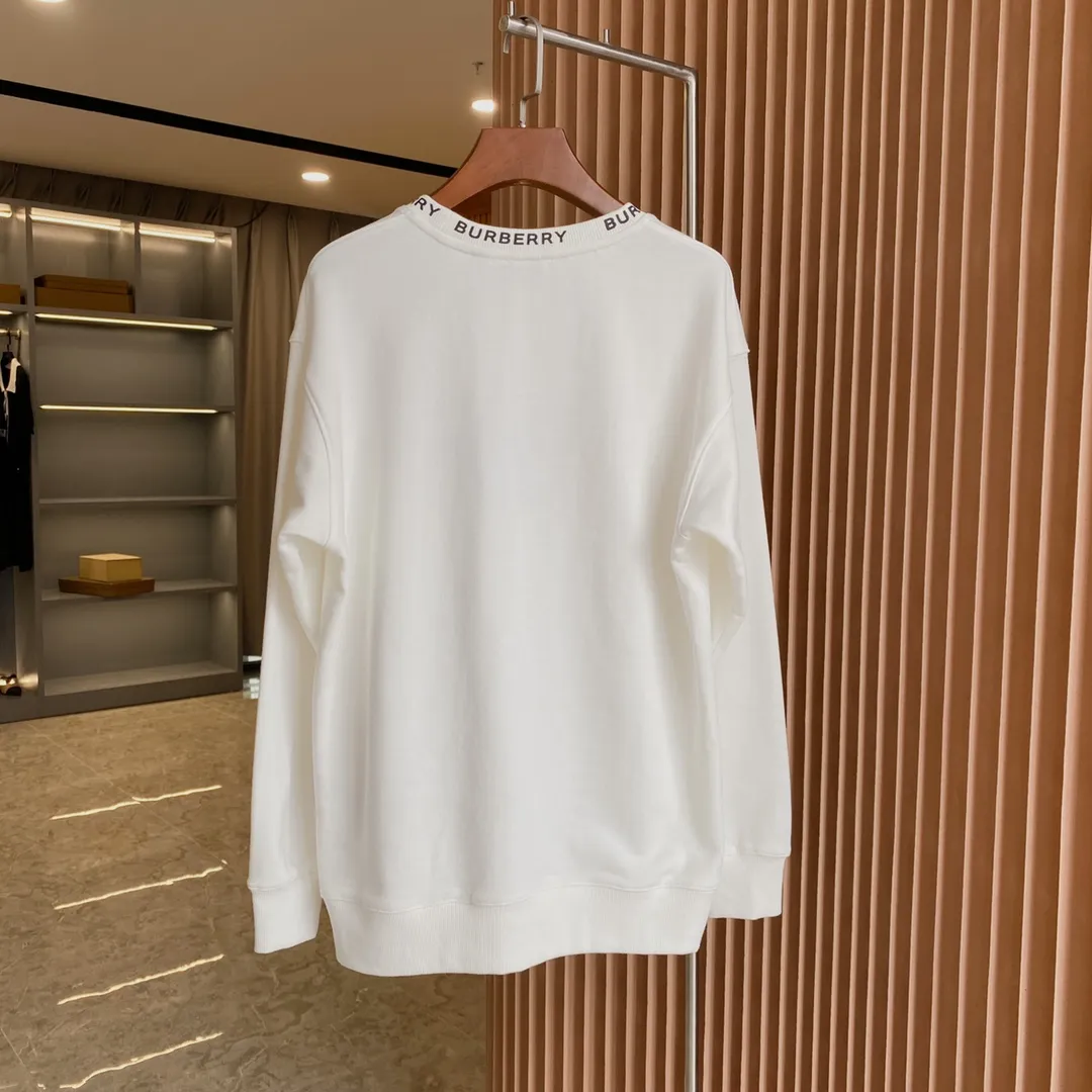 Burberry ホワイト小熊刺繍チェック柄スウェット - 画像 (10)