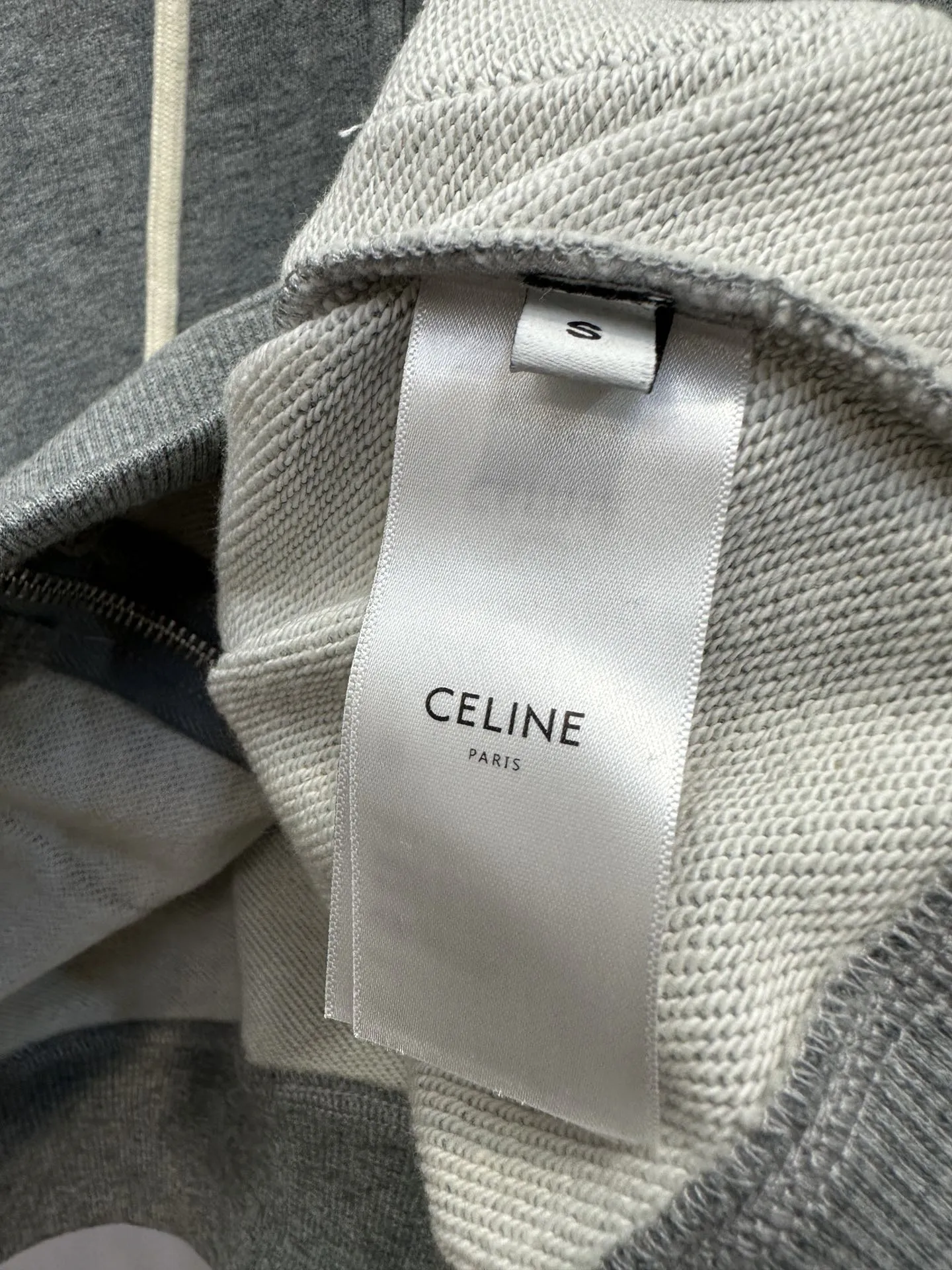 セリーヌ ブラック ジップアップ パーカー - 画像 (9)