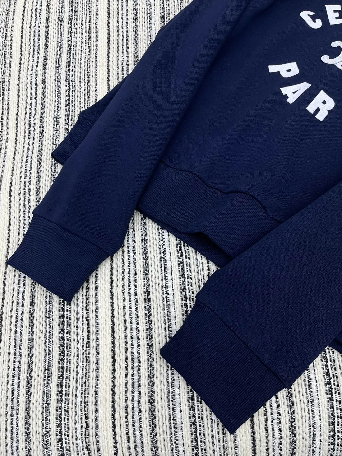 CELINEパリスブルー刺繍ラウンドネックスウェット - 画像 (5)