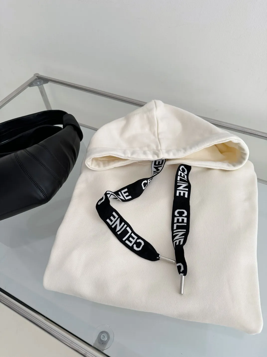 Celxy4421 Ceロゴベージュ系帯帽 hoodie - 画像 (10)