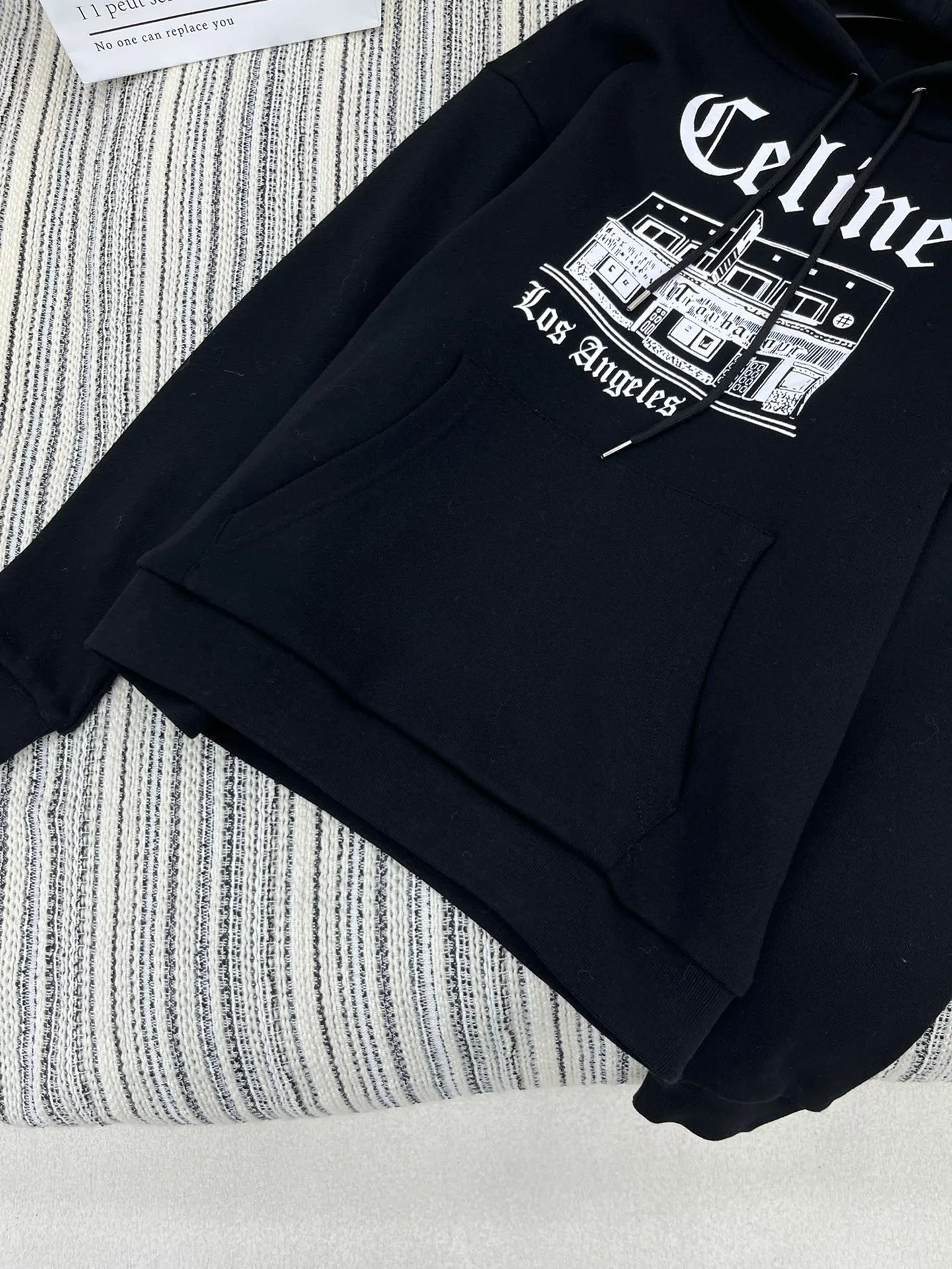 CELINE 黒色 パーカー - 画像 (5)