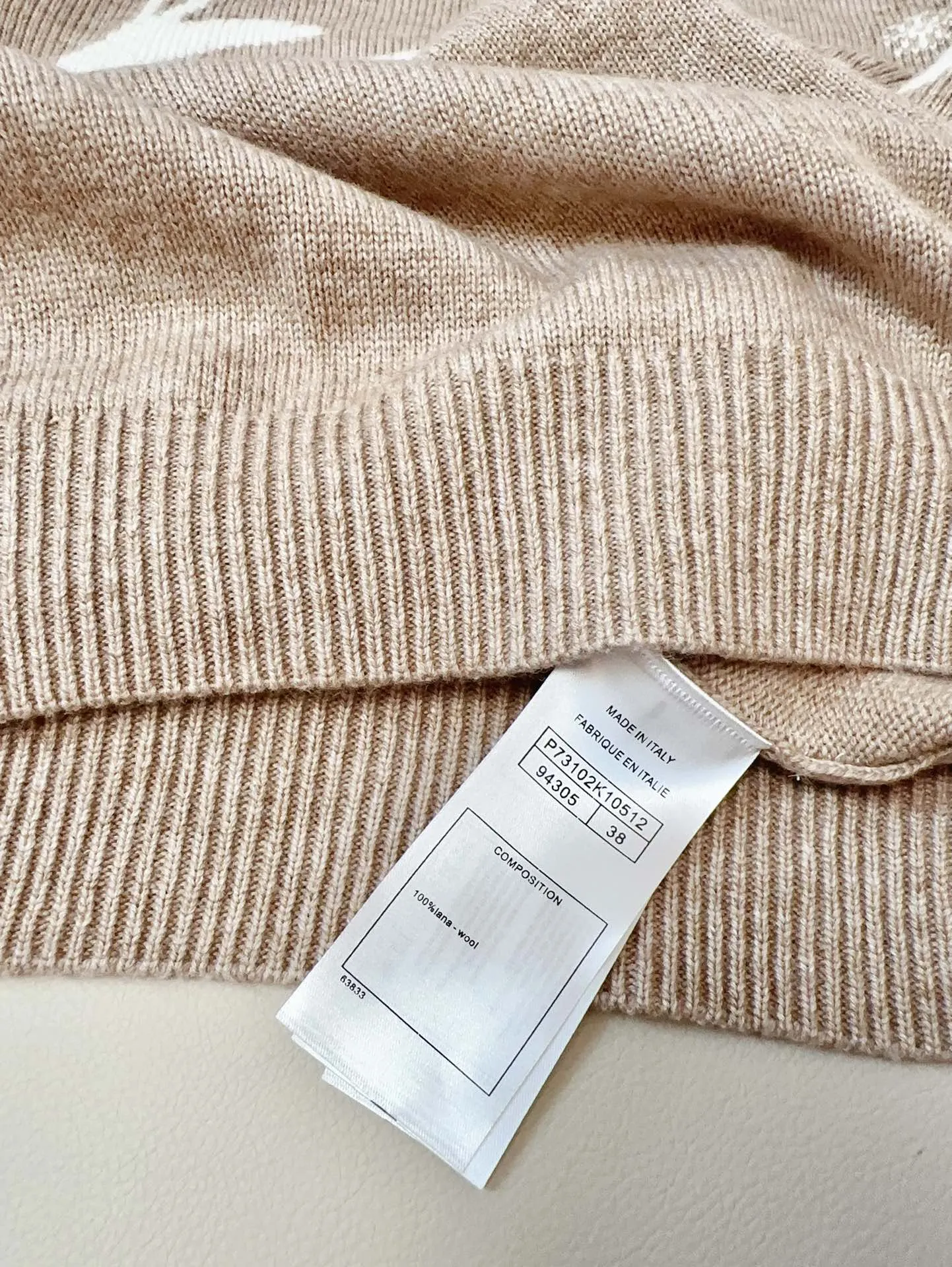 シャネル新作スキーフラワーロゴセーターカーキカラー - 画像 (9)