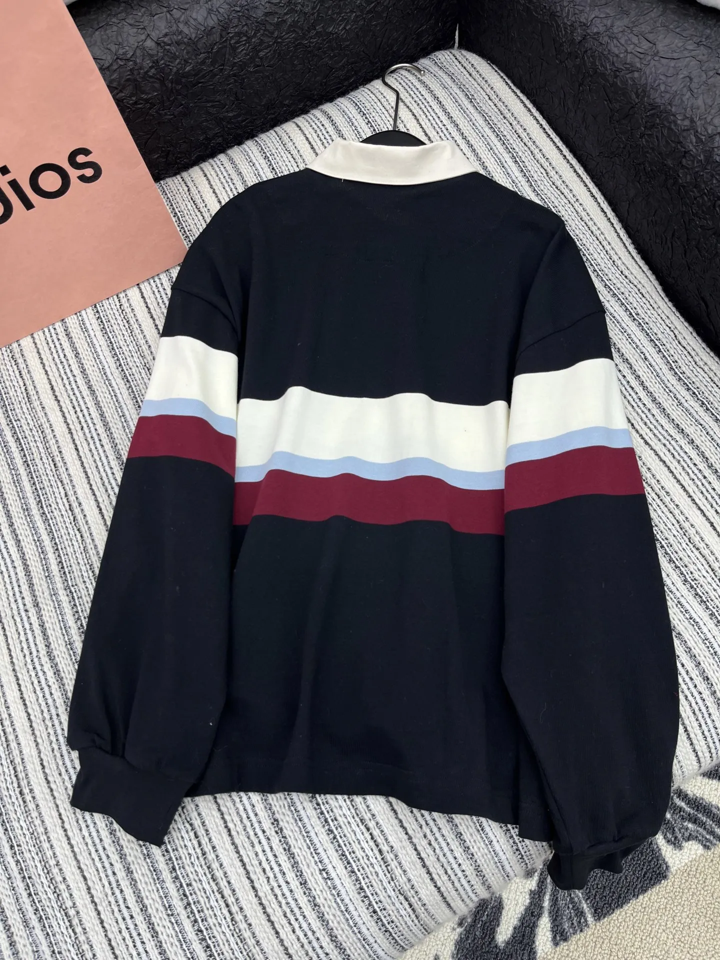 CHANEL 25中古シリーズ長袖シャツ ブルー ストライプ - 画像 (8)