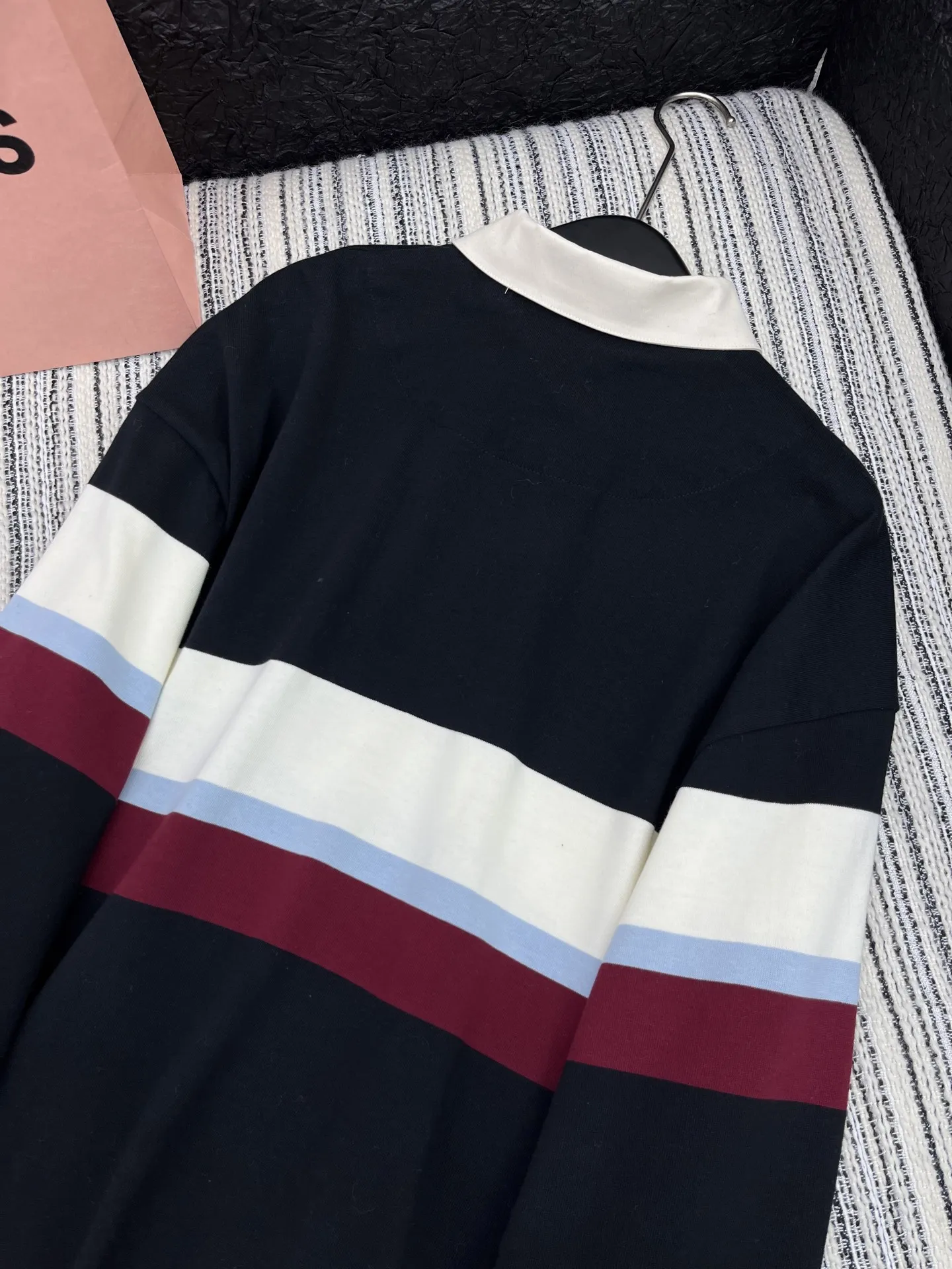 CHANEL 25中古シリーズ長袖シャツ ブルー ストライプ - 画像 (9)