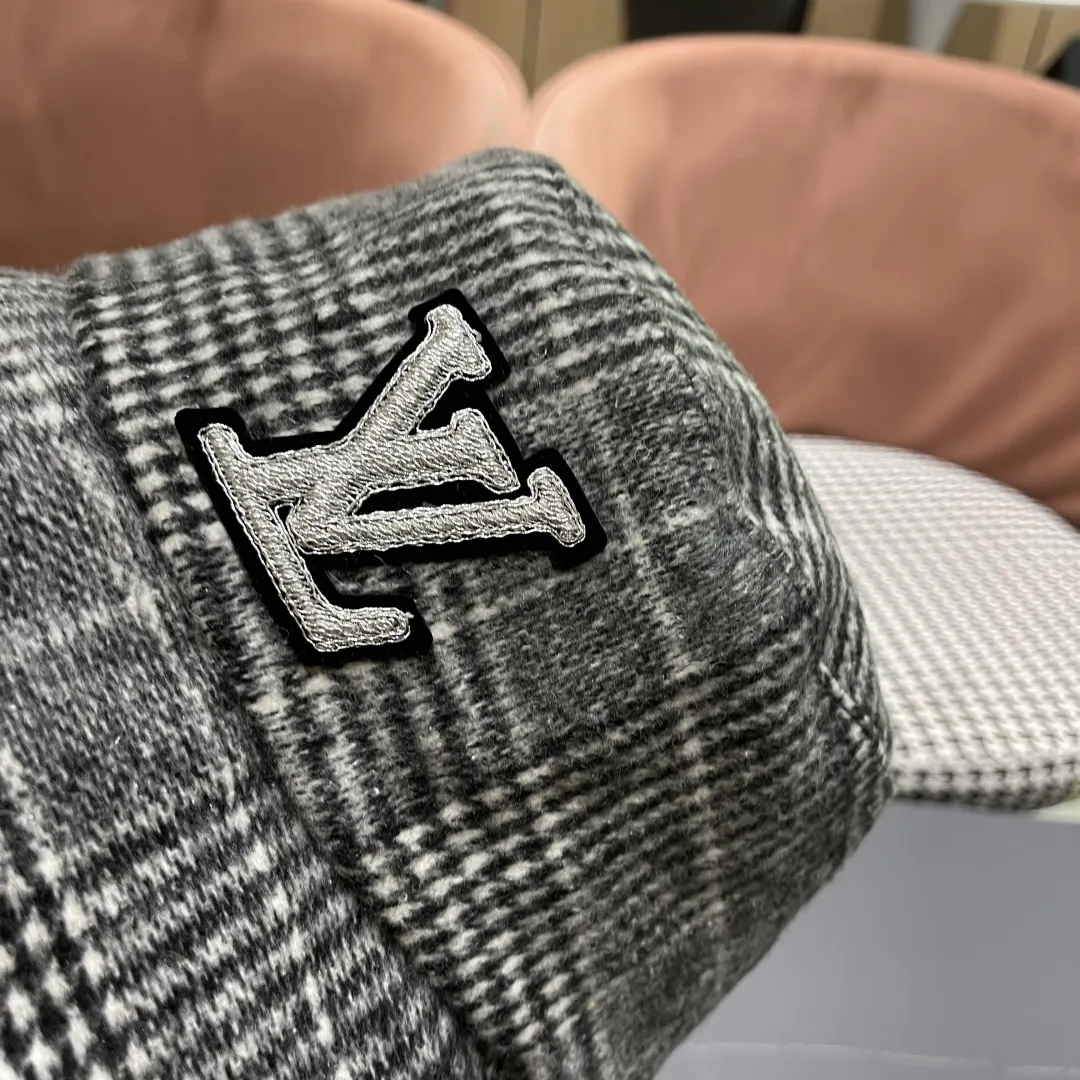 Louis Vuitton グレー千鳥格子バケットハット - 画像 (10)