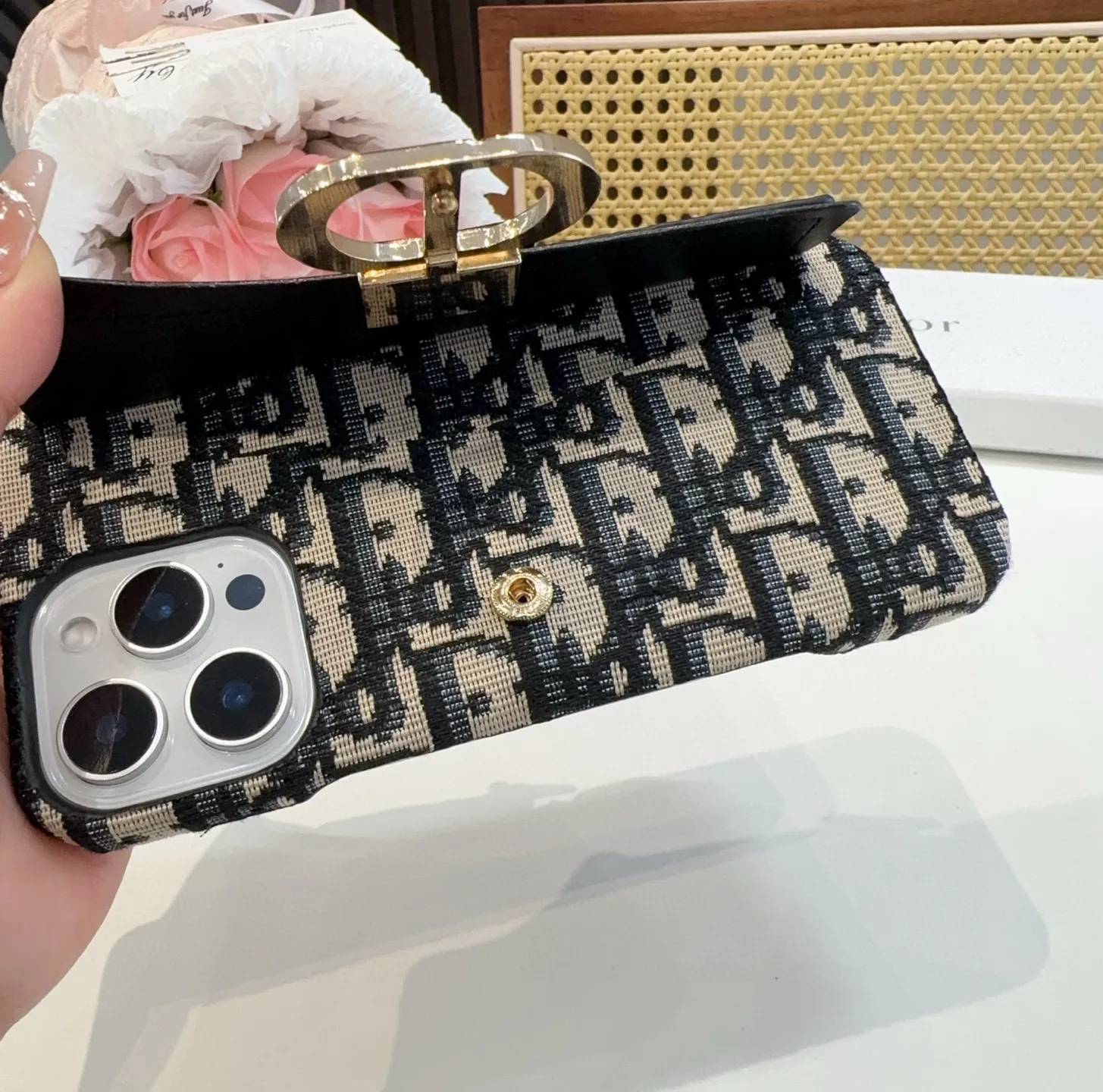 Diorモンターニュ30クラシックブラックカードケーススタイル - 画像 (7)