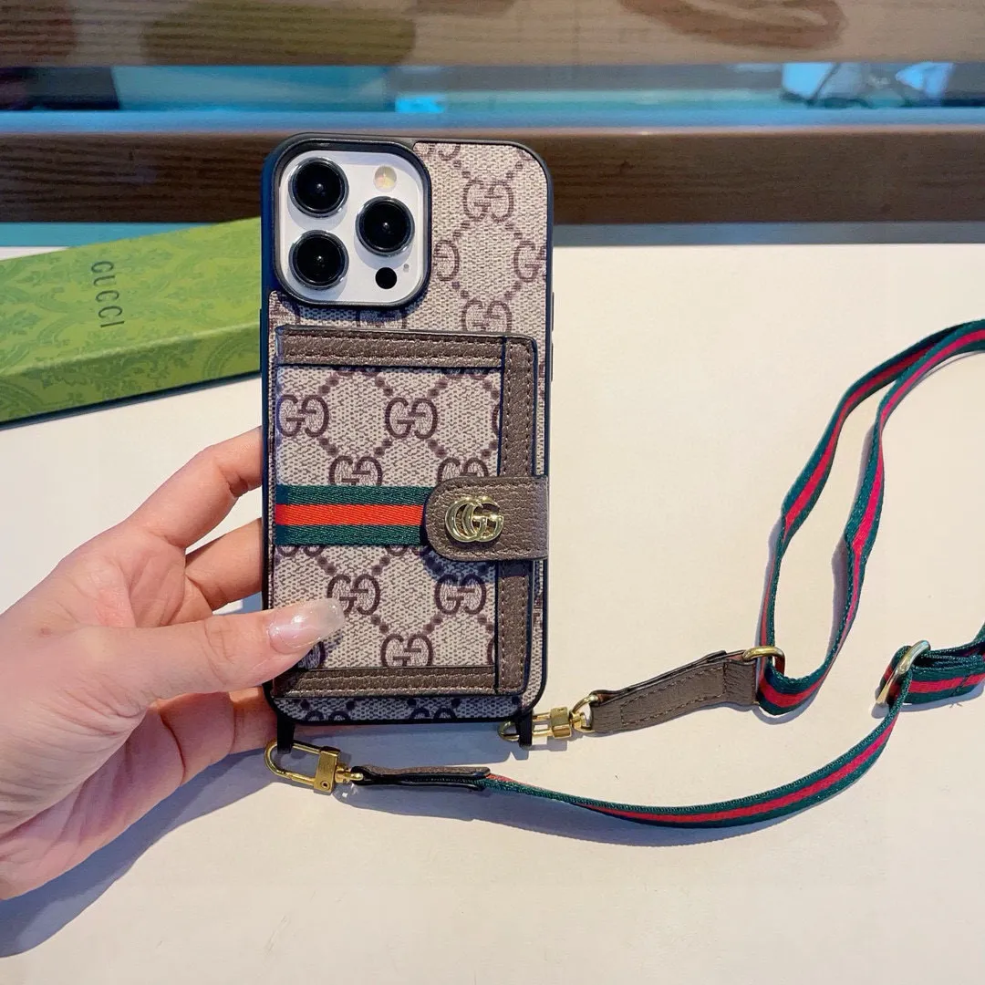 GucciオリジナルレザーiPhoneケースベージュストライプ - 画像 (8)