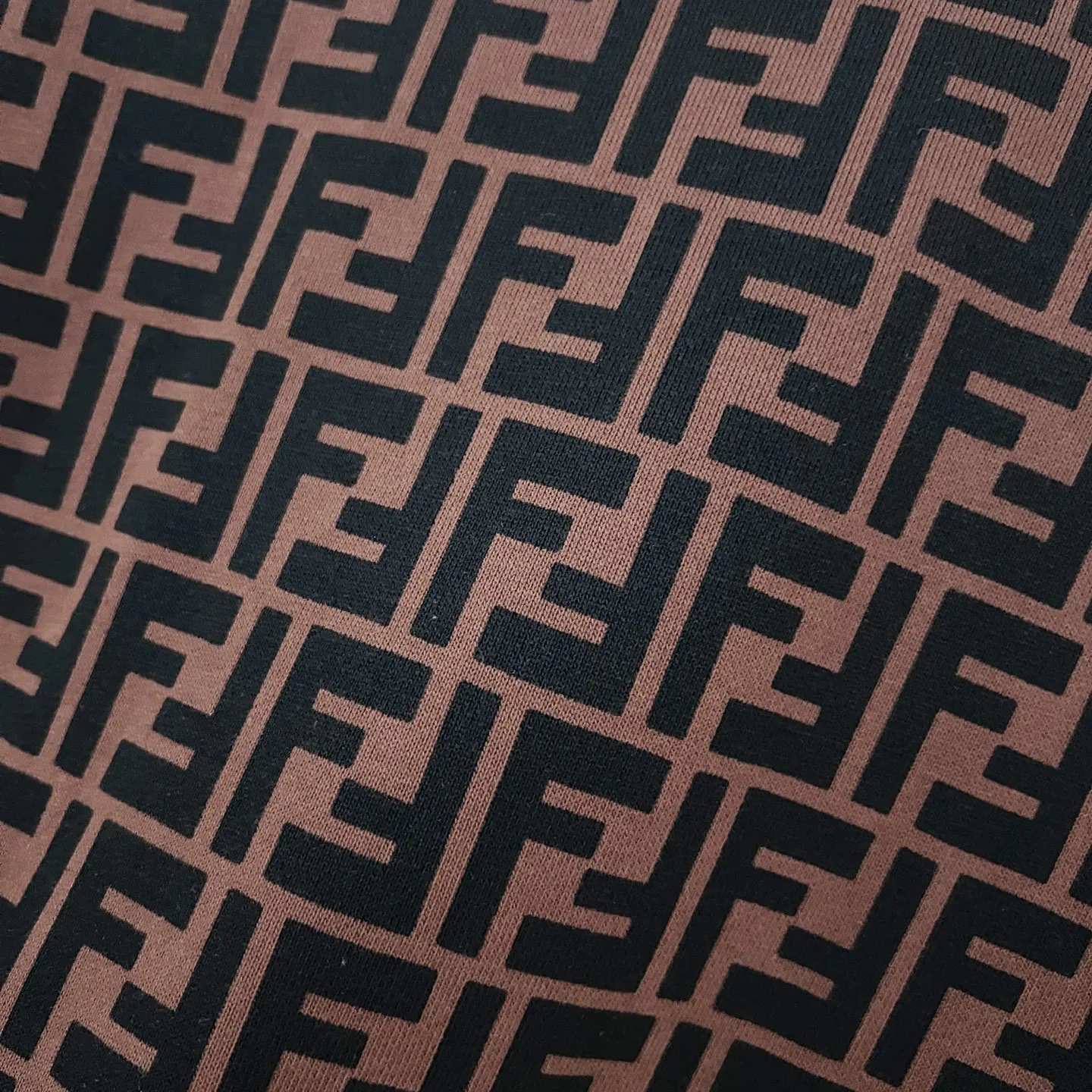 FENDI 420gコットン黒灰色パーカー - 画像 (11)