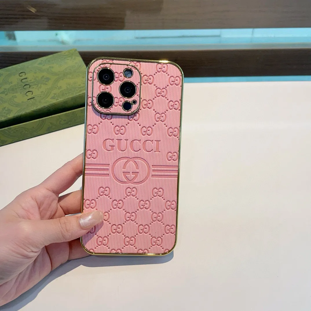 Gucciピンク電鍍側貼押し型iPhoneケース - 画像 (10)