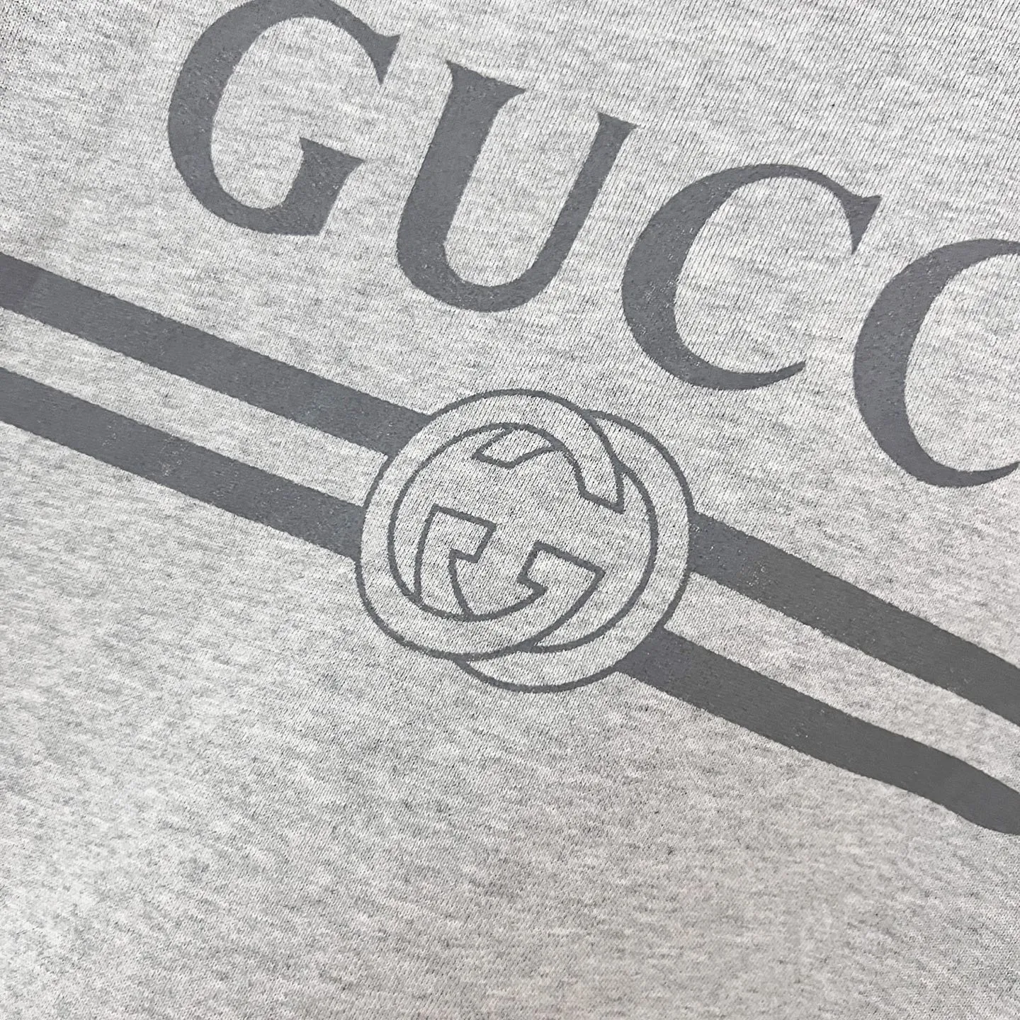 GUCCI 420gコットン丸首スウェット グレー - 画像 (7)