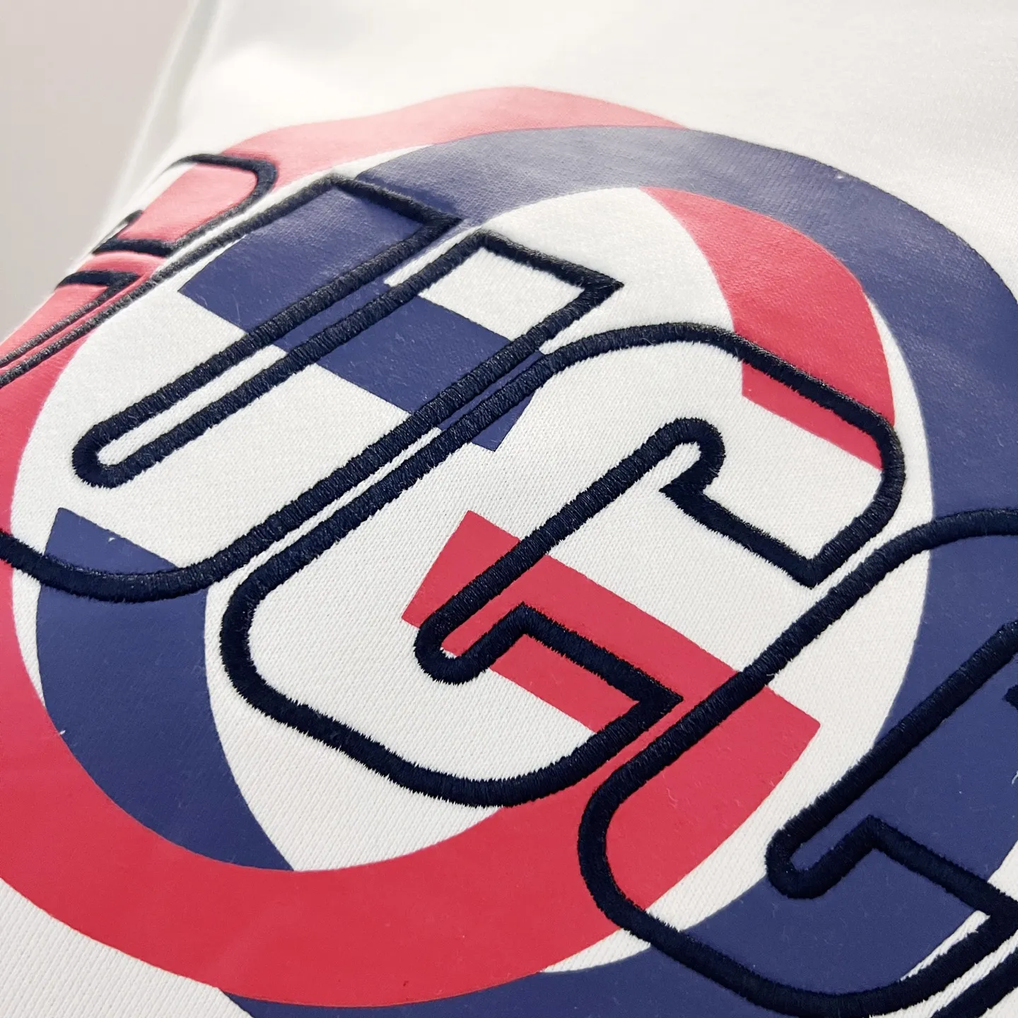 GUCCI 420gコットン Crew Neck スウェット 黒/杏色 - 画像 (7)