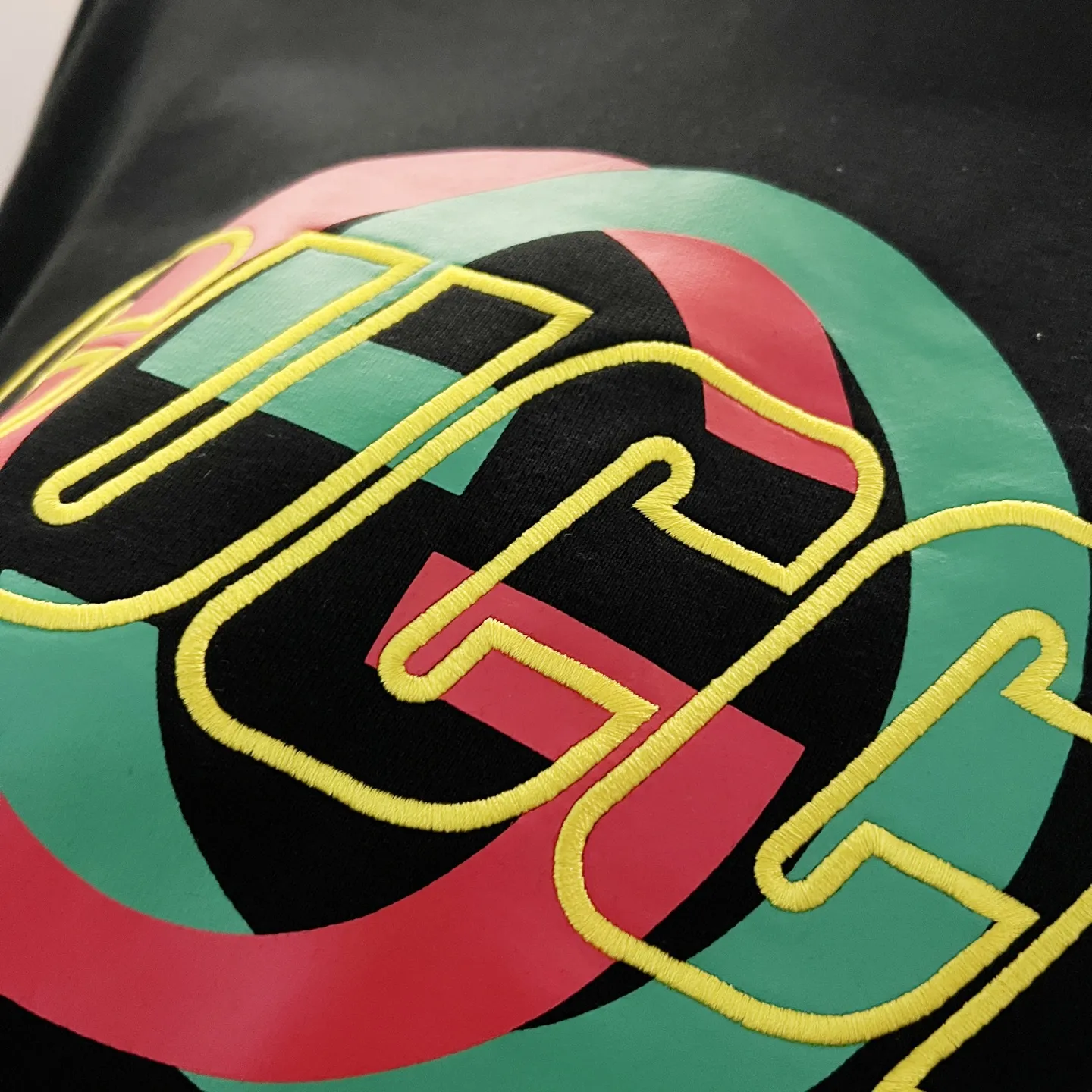 GUCCI 420gコットン黒丸首スウェット - 画像 (7)