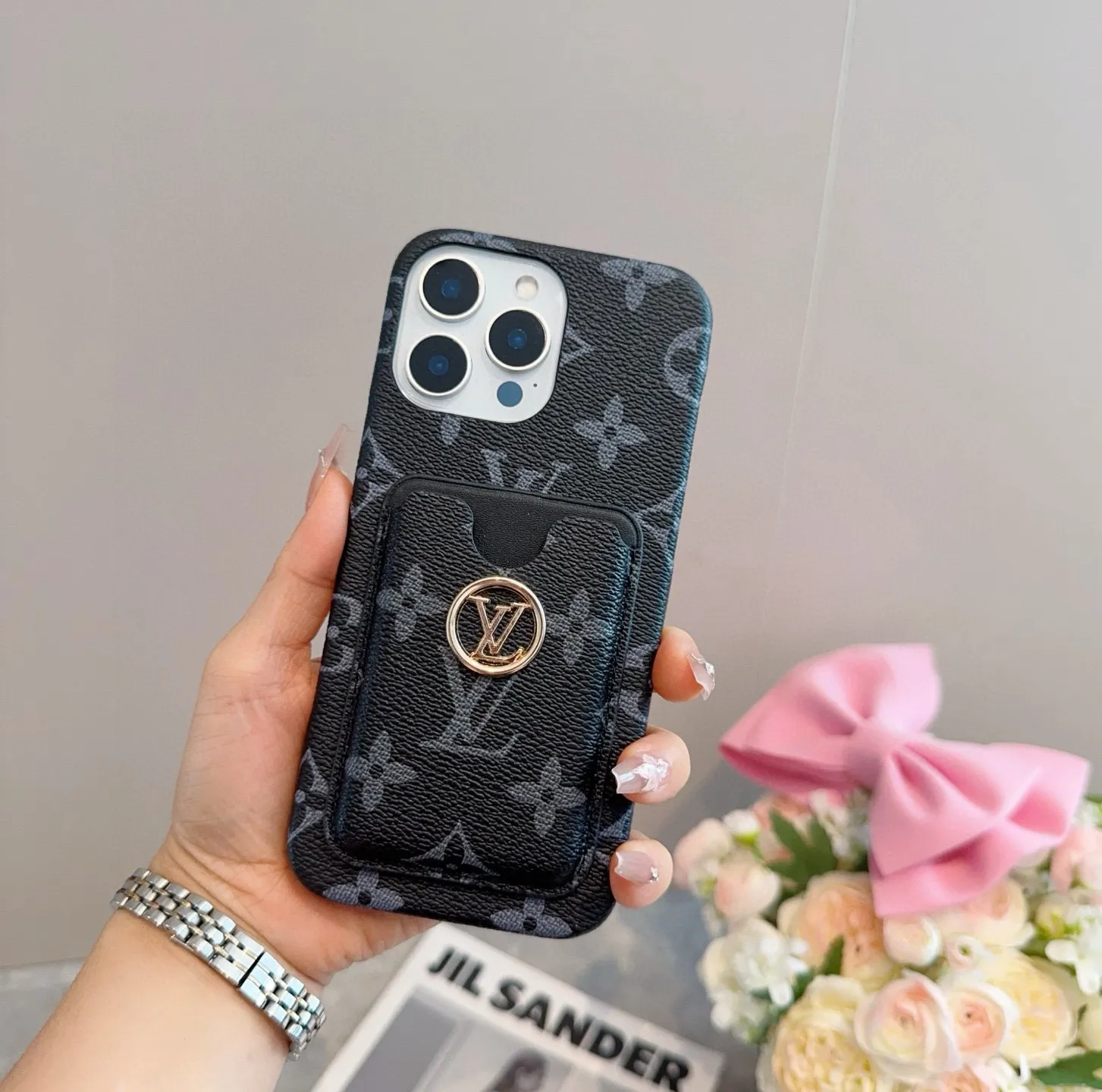 Louis Vuitton 黒 クラシックカードケース付きケース - 画像 (3)