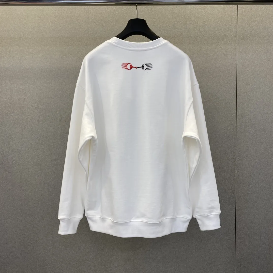 Gucci ホワイトロゴプリント長袖スウェット - 画像 (8)