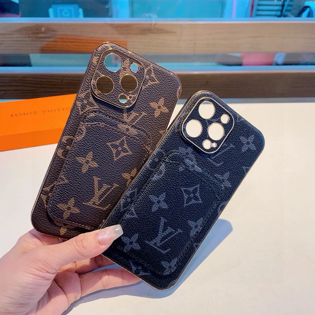 Louis Vuitton 黒 クラシック柄カードケース付きケース - 画像 (6)