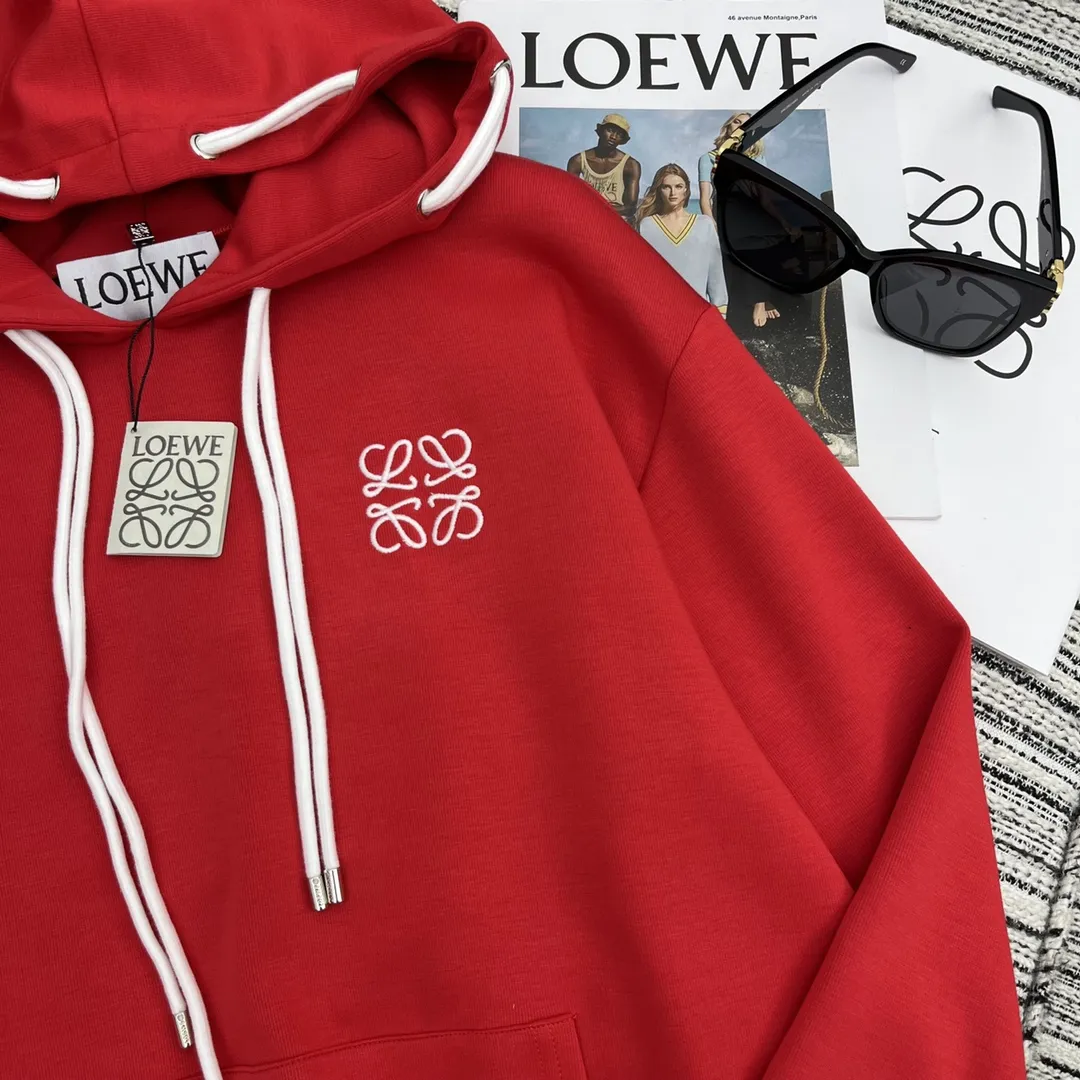 LOEWE 刺繍ロゴレッドセットアップ - 画像 (4)