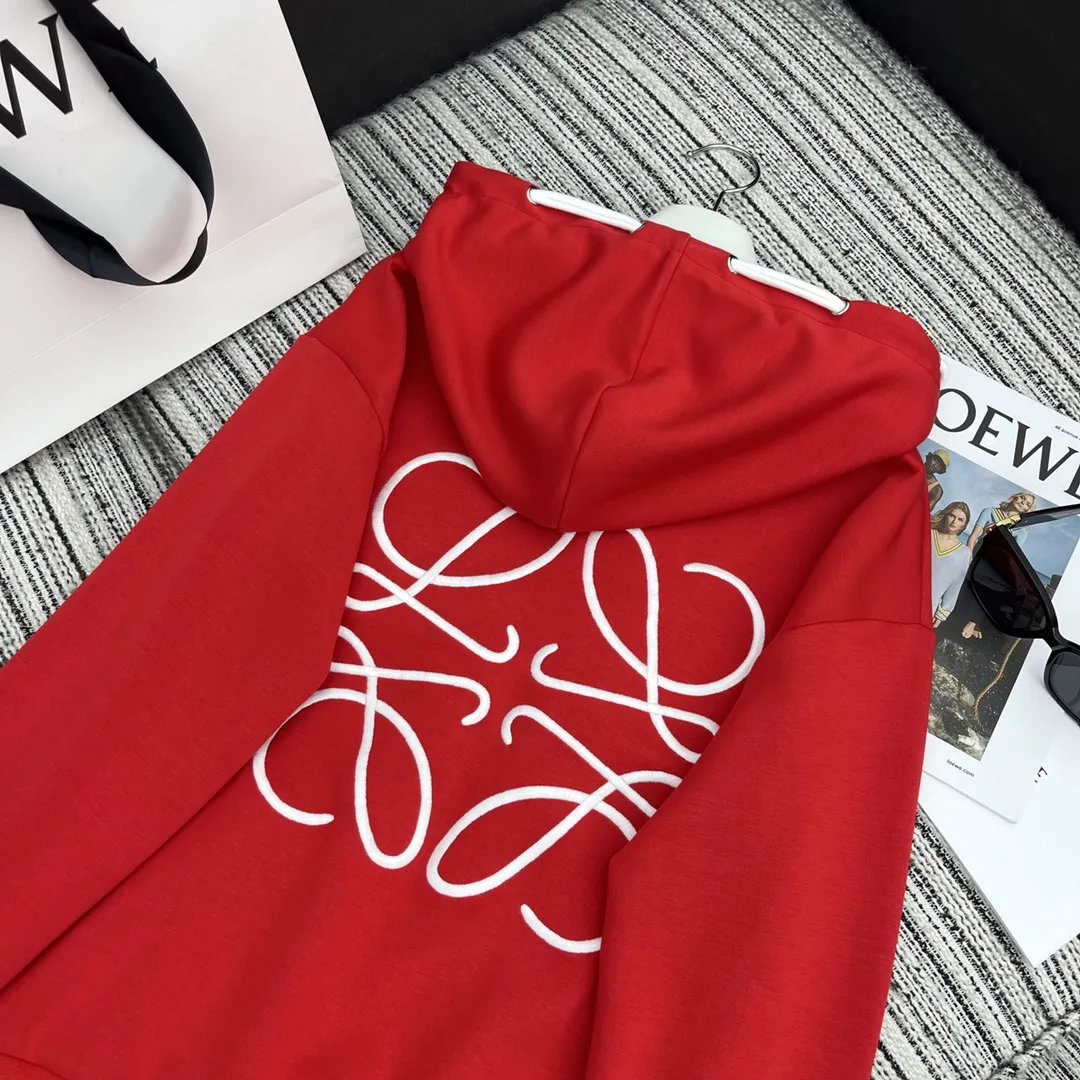 LOEWE 刺繍ロゴレッドセットアップ - 画像 (9)