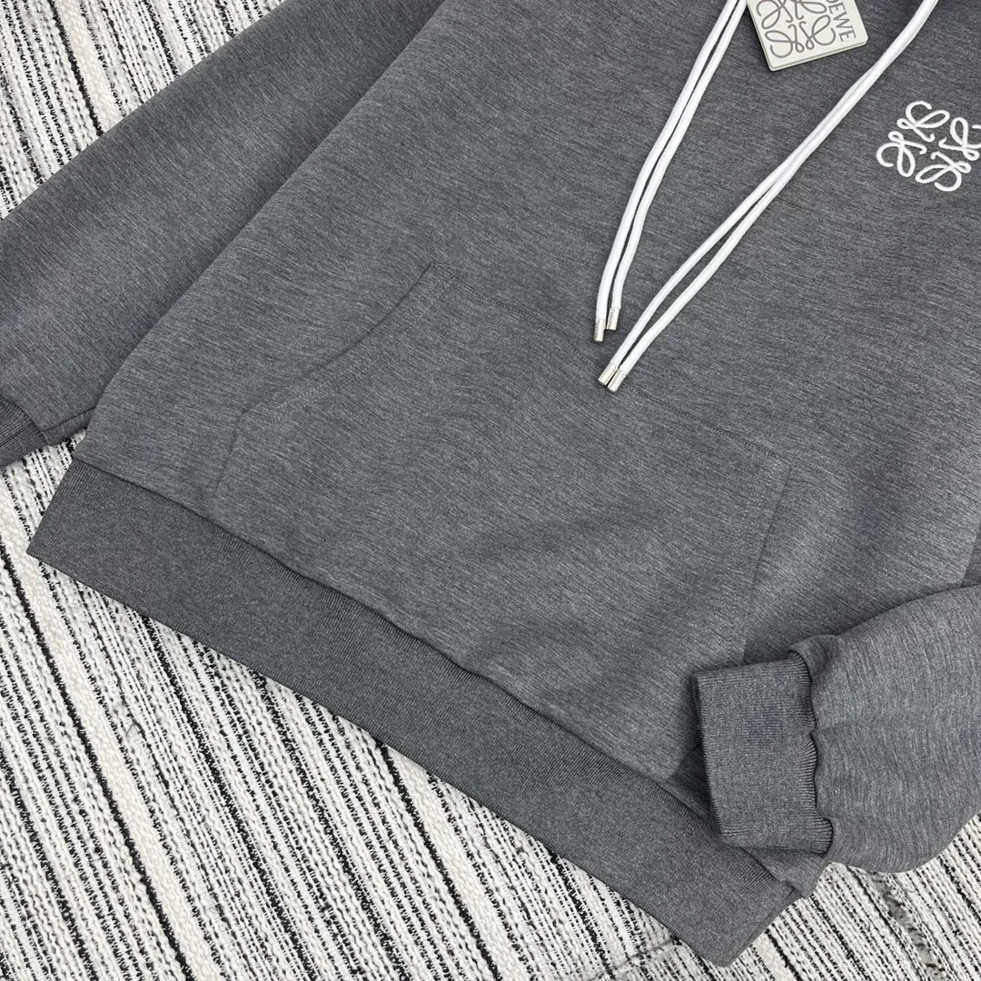 LOEWE グレー刺繍ロゴフーディーセット - 画像 (6)