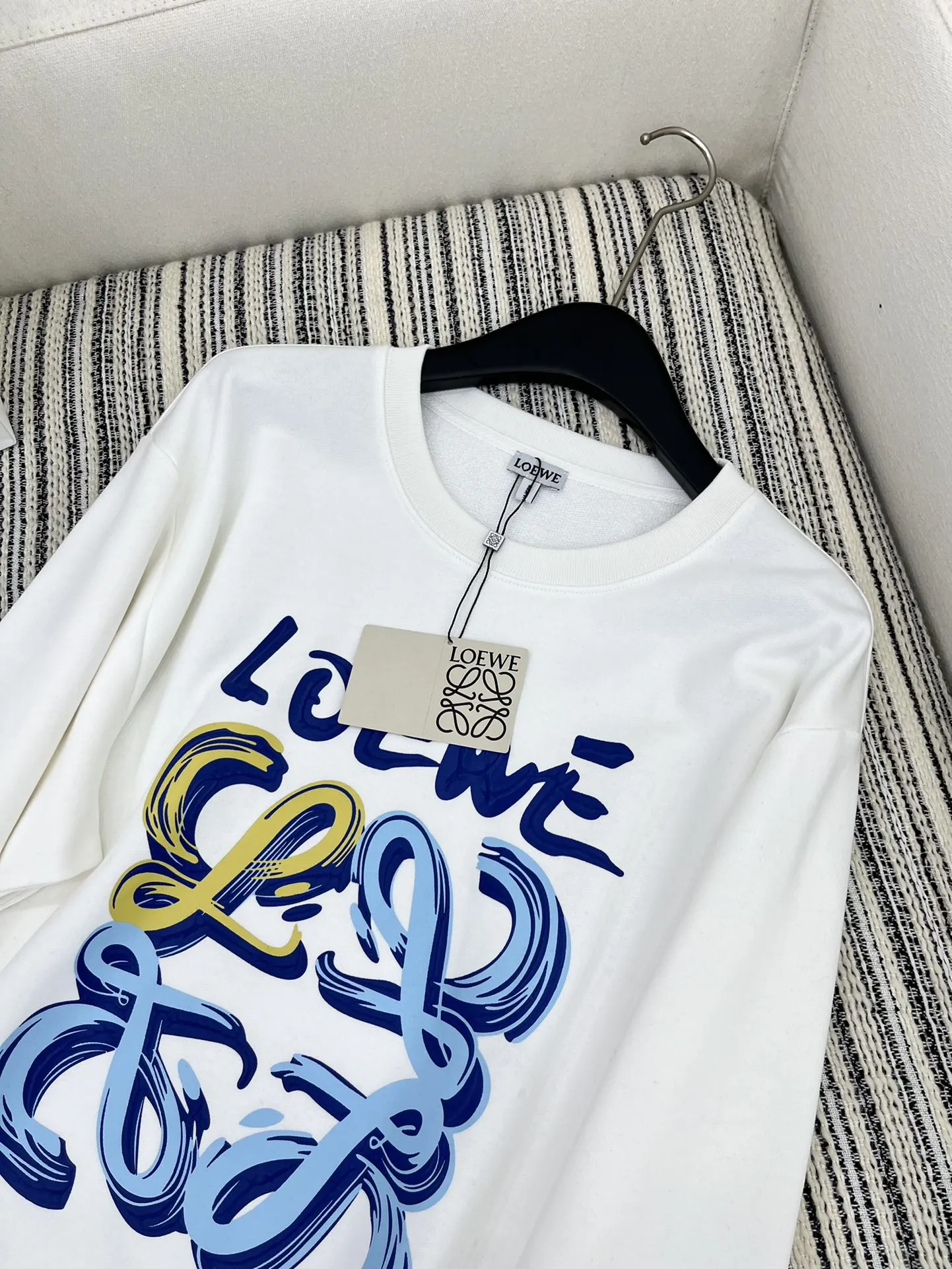 Loewe 丸襟プリントパーカー - 画像 (3)