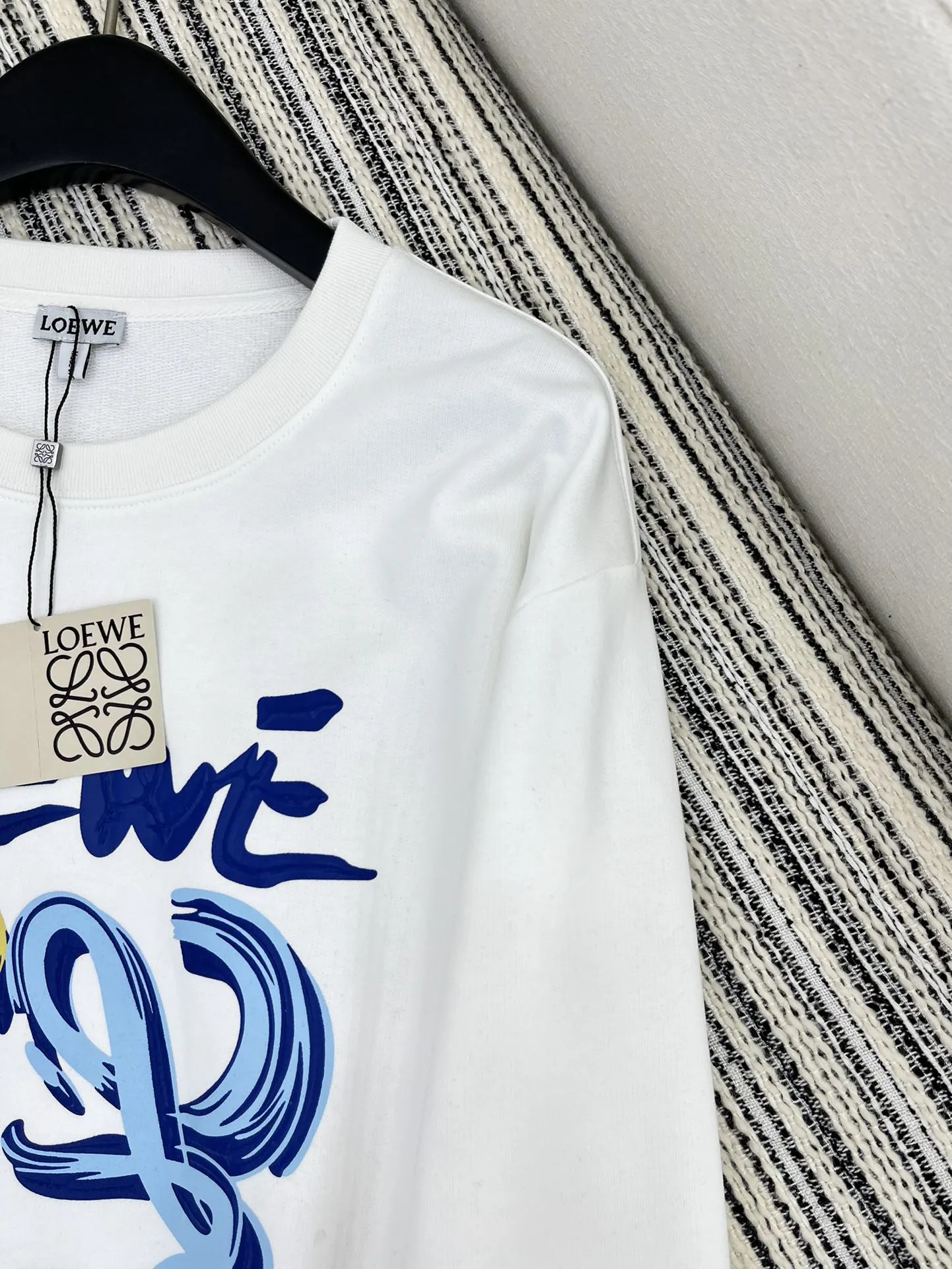 Loewe 丸襟プリントパーカー - 画像 (4)