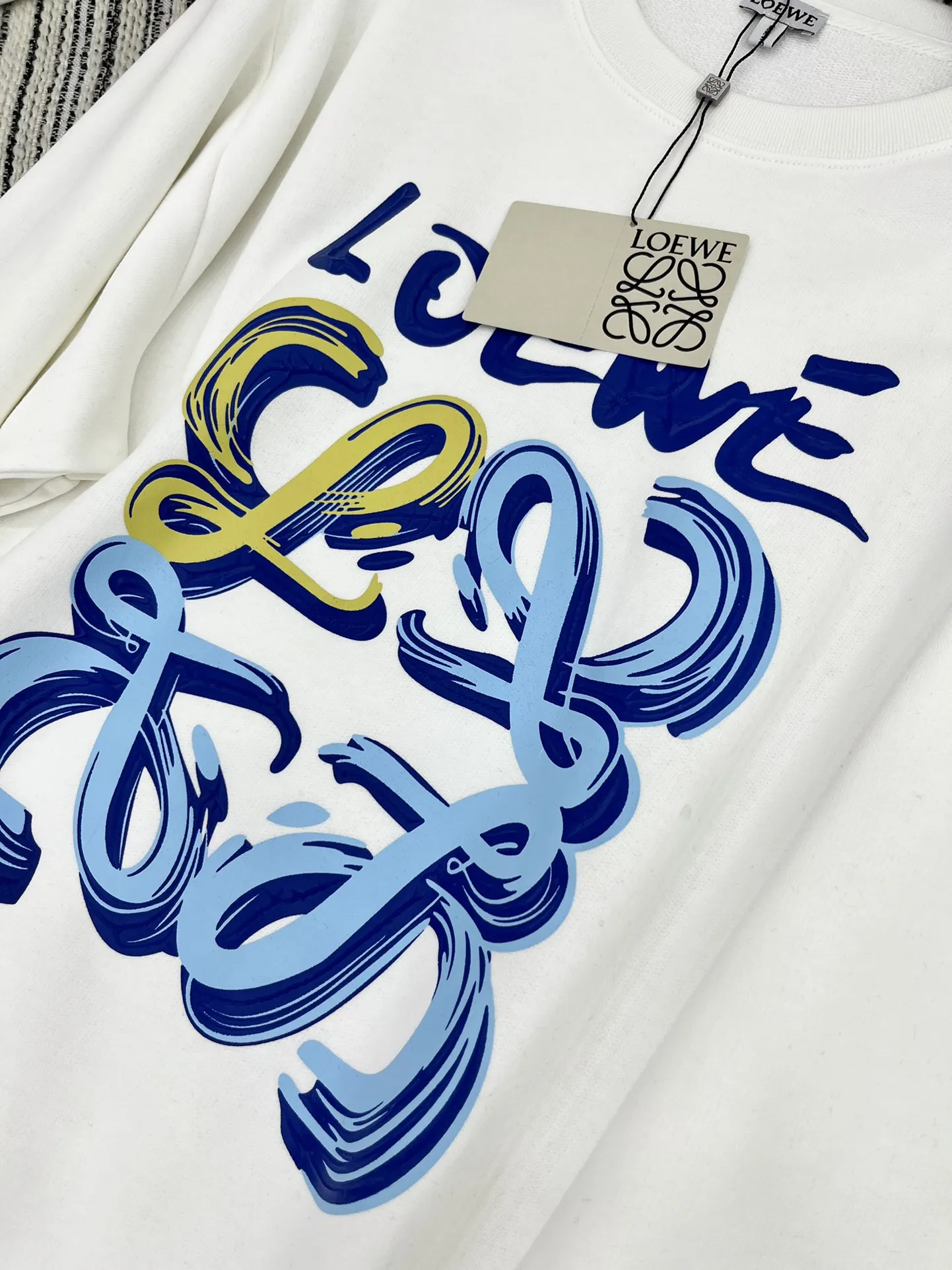 Loewe 丸襟プリントパーカー - 画像 (6)