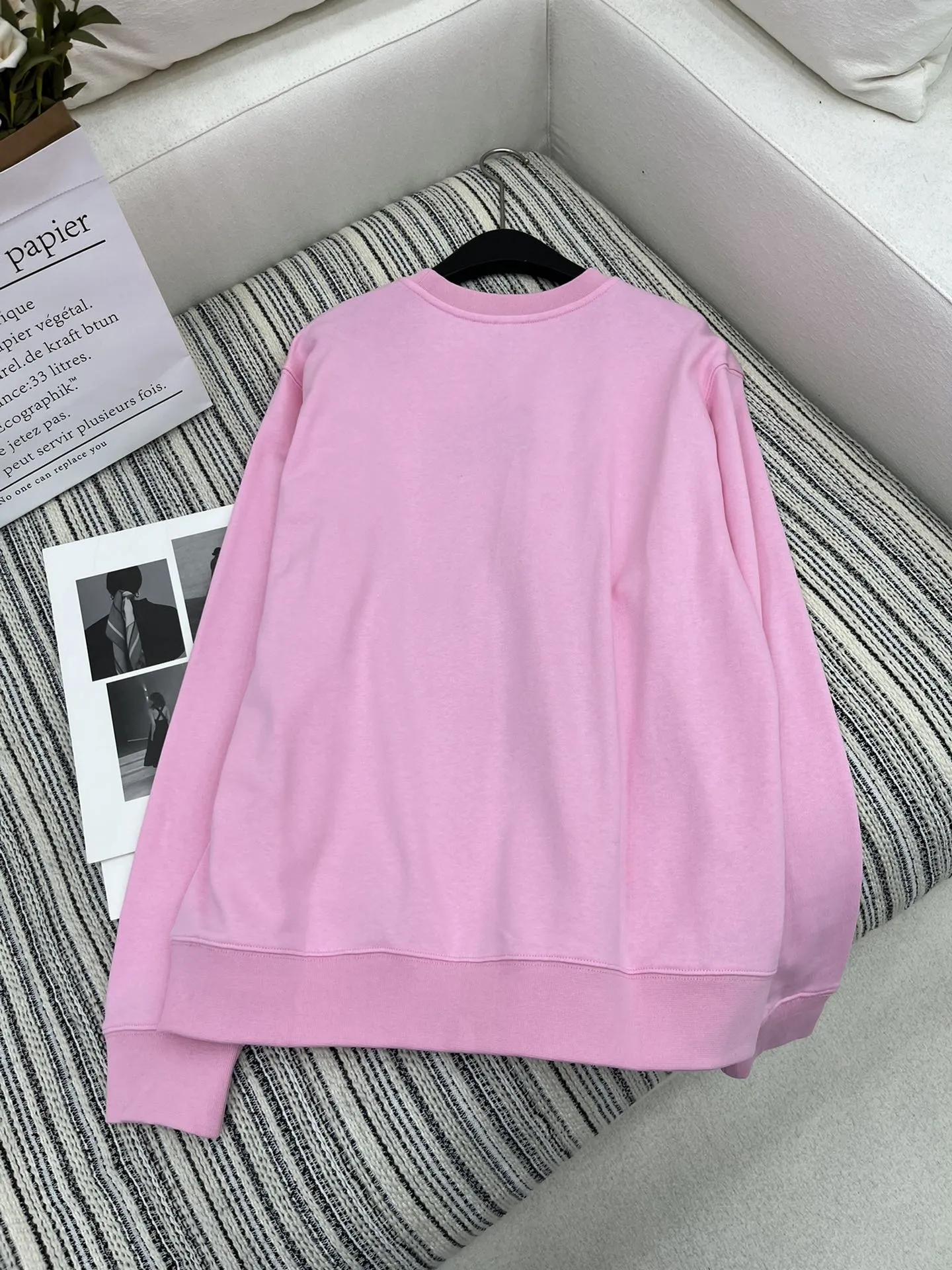 Loewe 2024新作ピンク色プリントパーカー - 画像 (8)