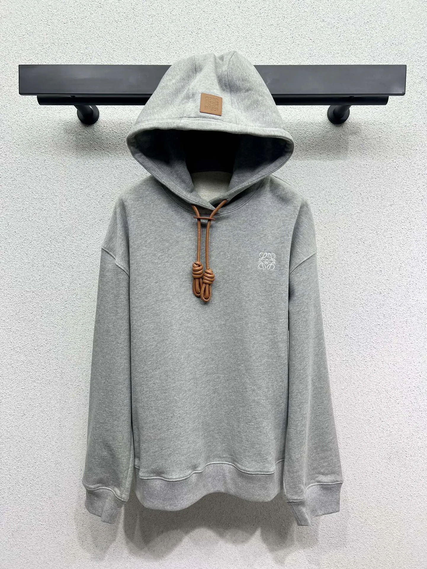 ロエウェグレー黒カジュアルパーカーSMLサイズ - 画像 (7)