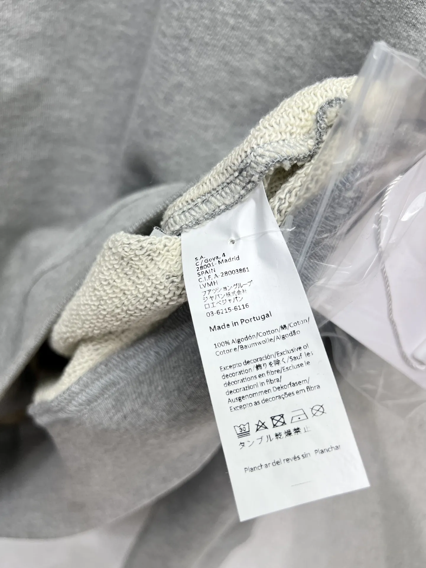 ロエウェグレー黒カジュアルパーカーSMLサイズ - 画像 (10)