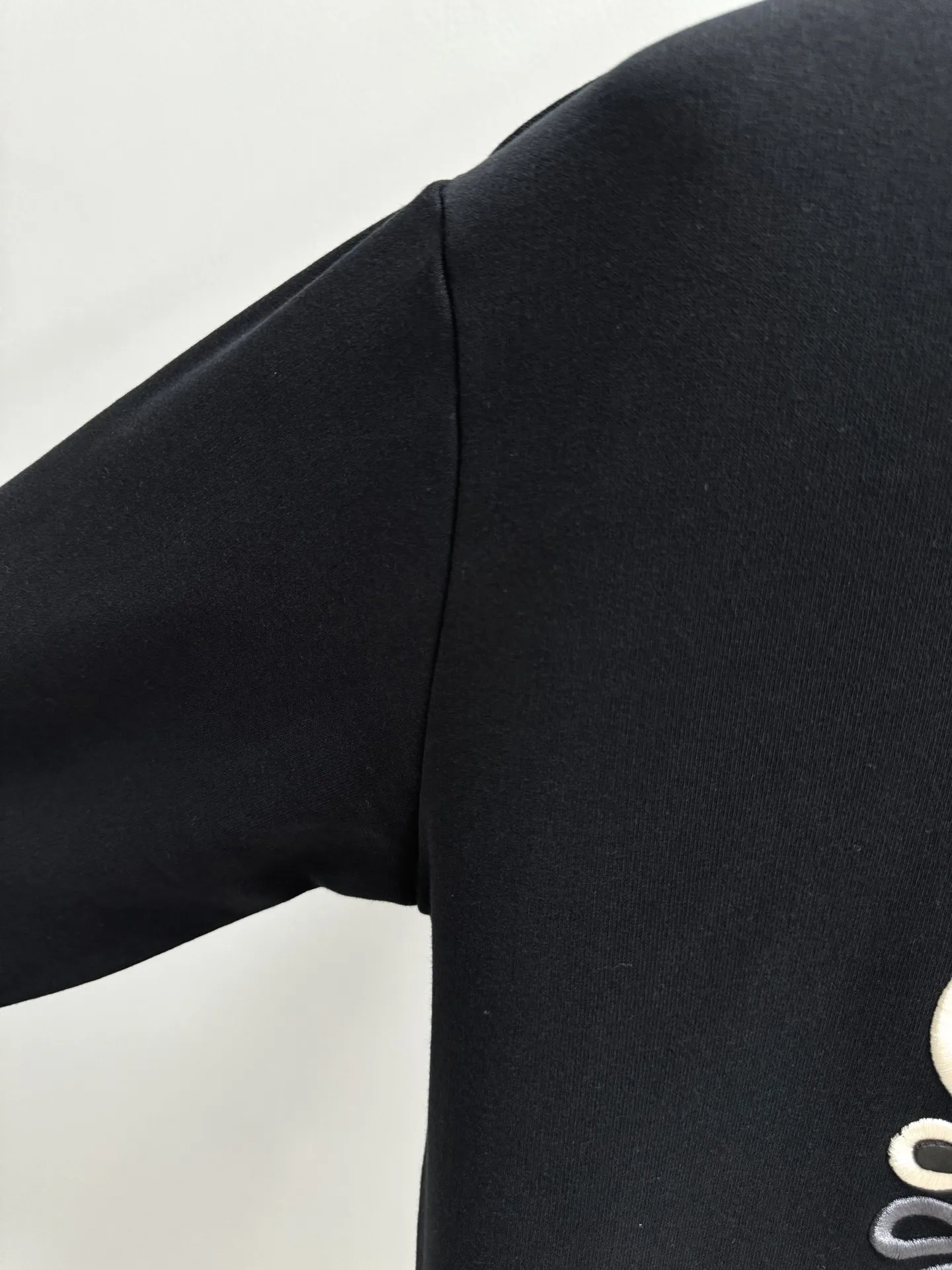 LOEWE ブラックロゴ刺繍ラウンドネックスウェット - 画像 (8)