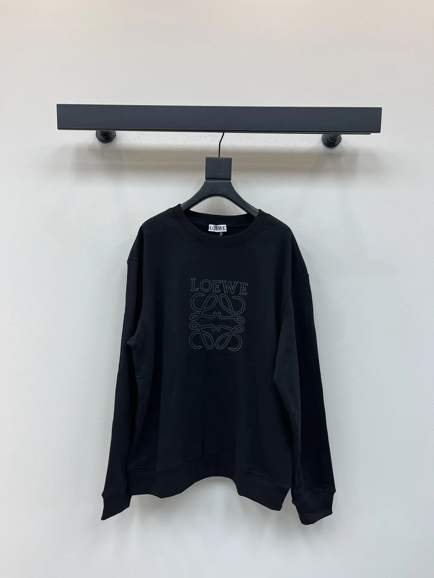 Loewe新作刺繍ロゴラウンドネックスウェットシャツ - 画像 (5)