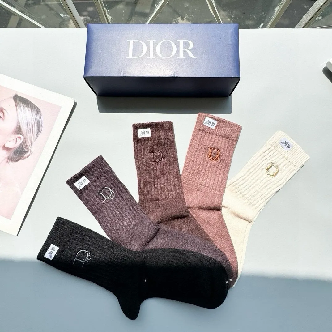 Christian Dior カラーミドルソックス5足セット - 画像 (5)