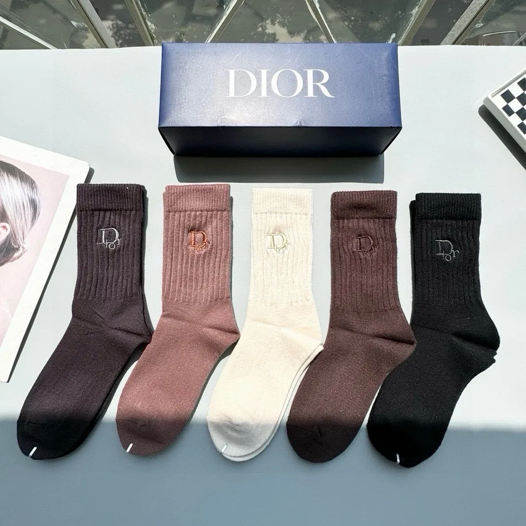 Christian Dior カラーミドルソックス5足セット - 画像 (10)