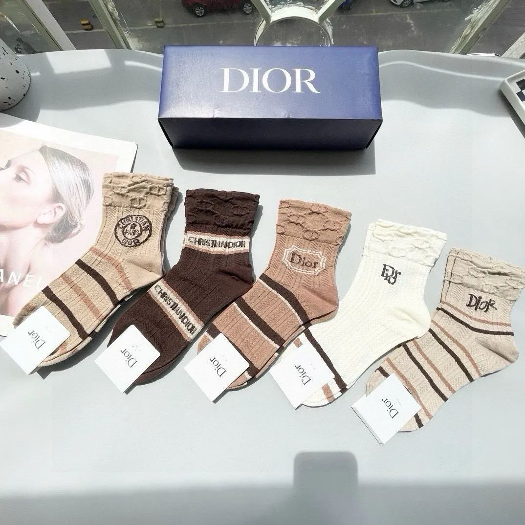 Christian Dior カラーミドルソックス5足セット - 画像 (8)