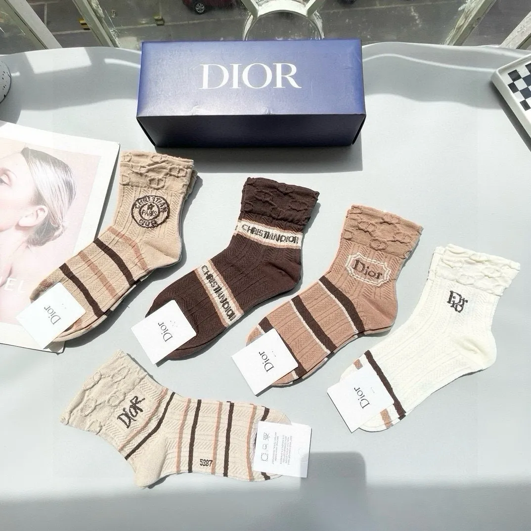 Christian Dior カラーミドルソックス5足セット - 画像 (9)