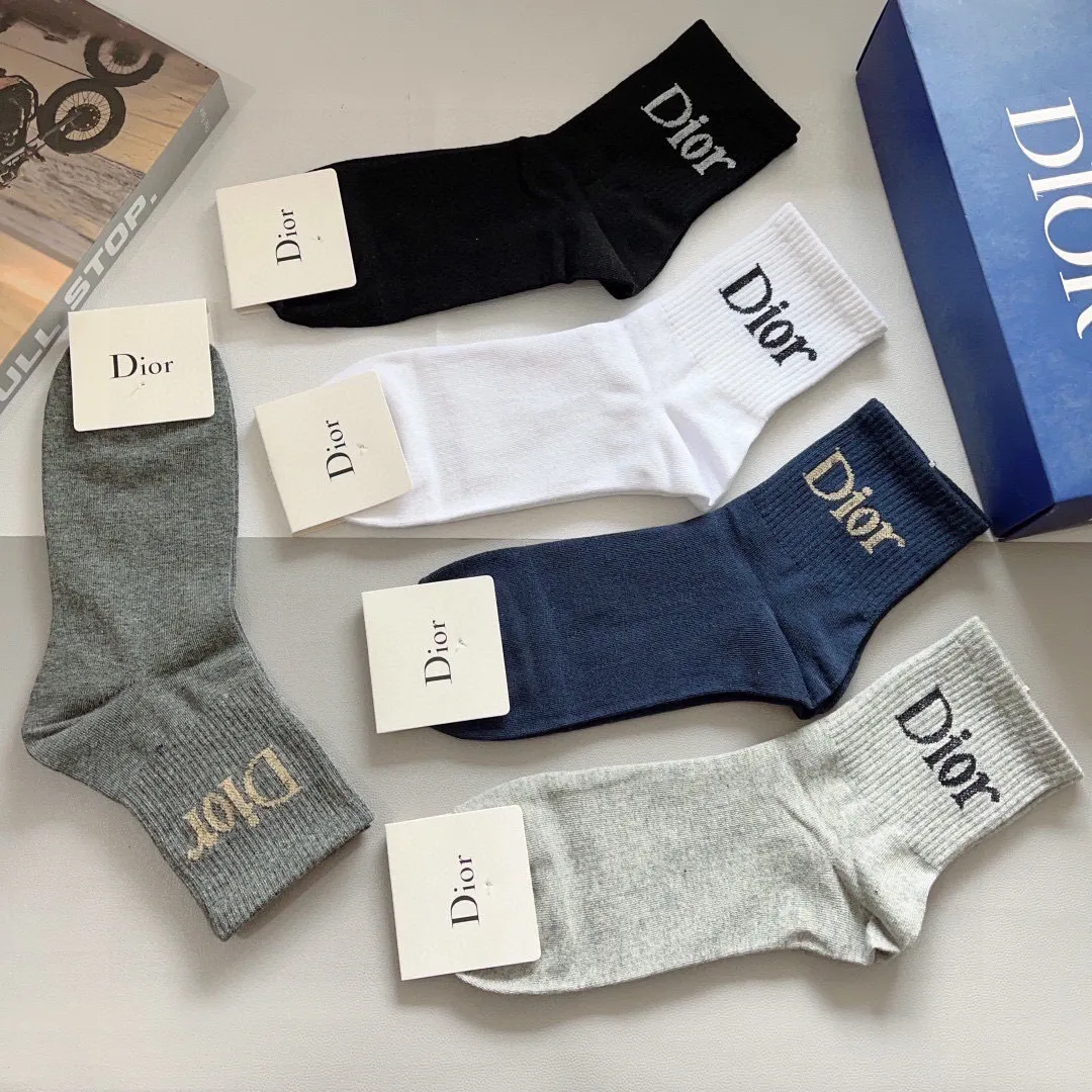 Christian Dior カラーミドルソックス5足セット - 画像 (9)
