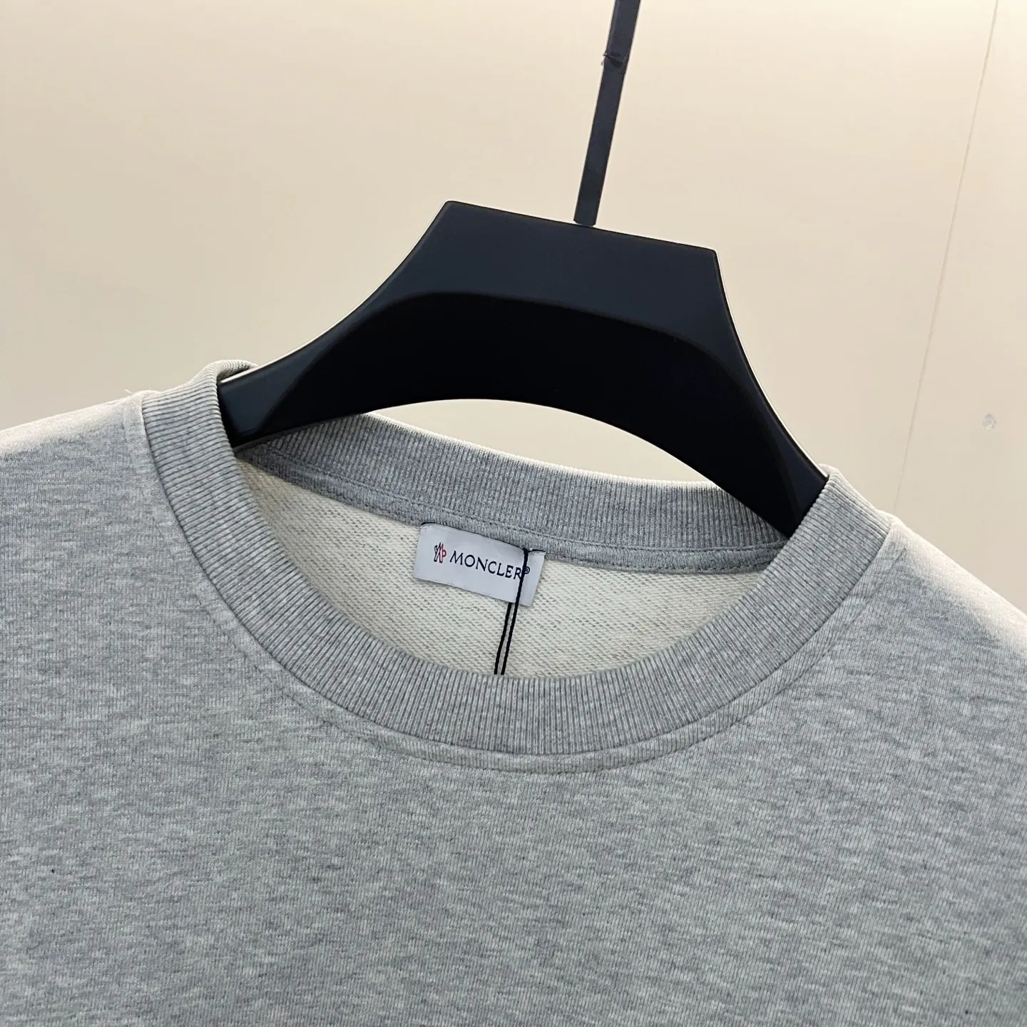 MONCLER 420gコットン Crew Neck スウェット グレー - 画像 (4)