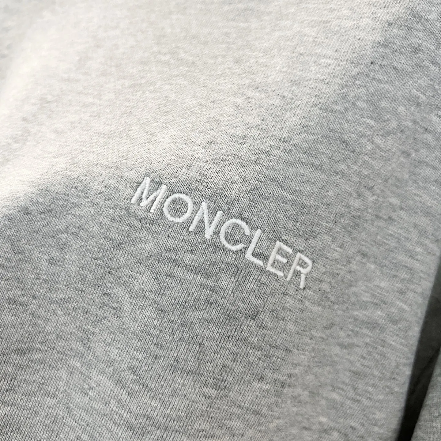MONCLER 420gコットン Crew Neck スウェット グレー - 画像 (6)