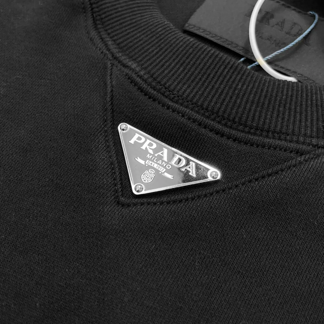 プラダ 黒色ラウンドネックスウェット - 画像 (7)