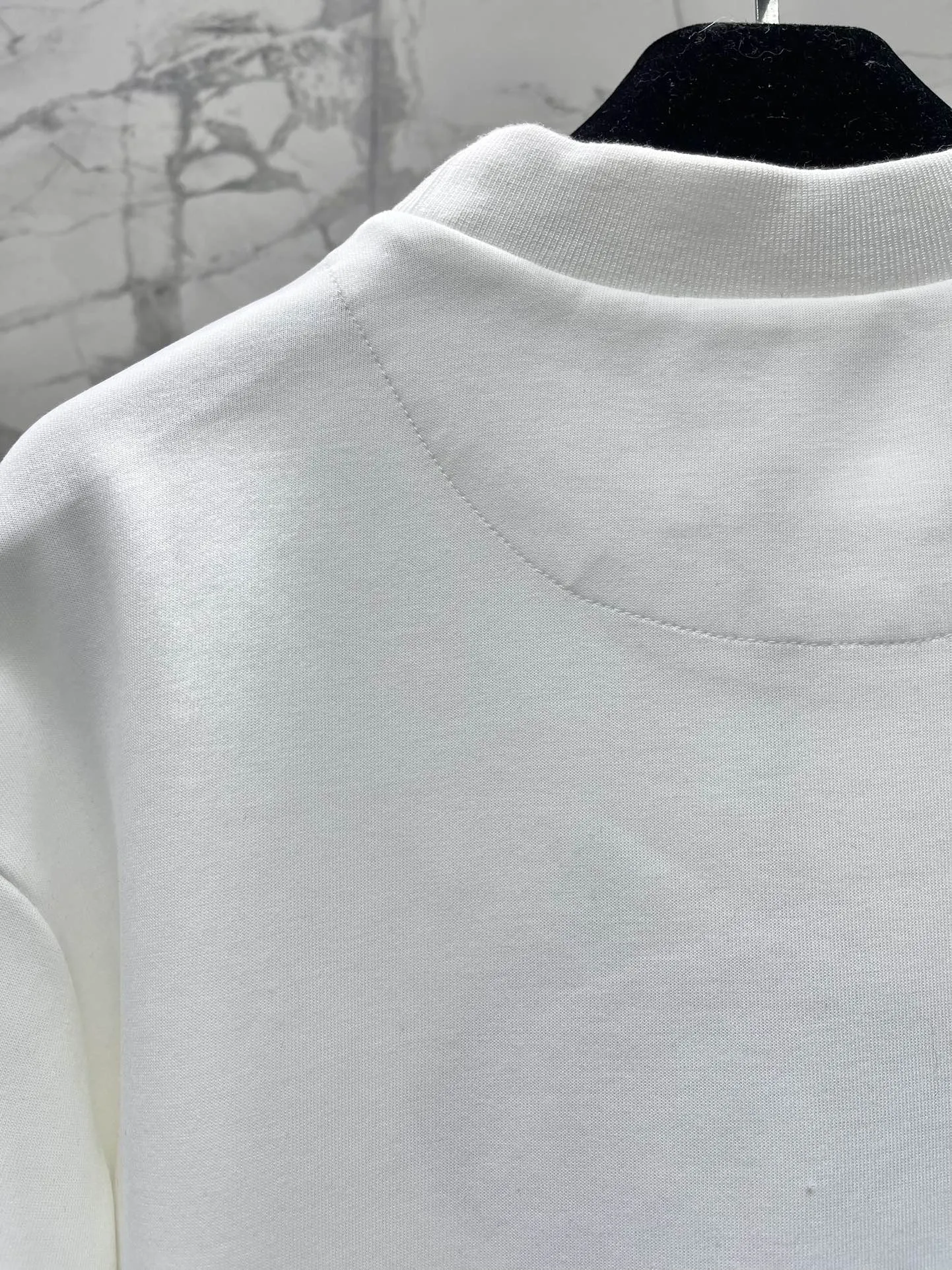 プラダ ホワイト レタリング スウェットシャツ - 画像 (8)