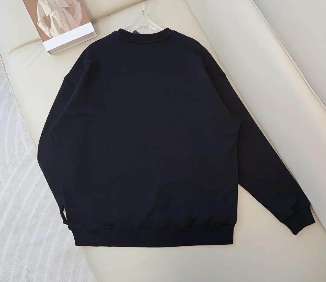 PRADAロゴラウンドネックスウェット ブラック - 画像 (3)