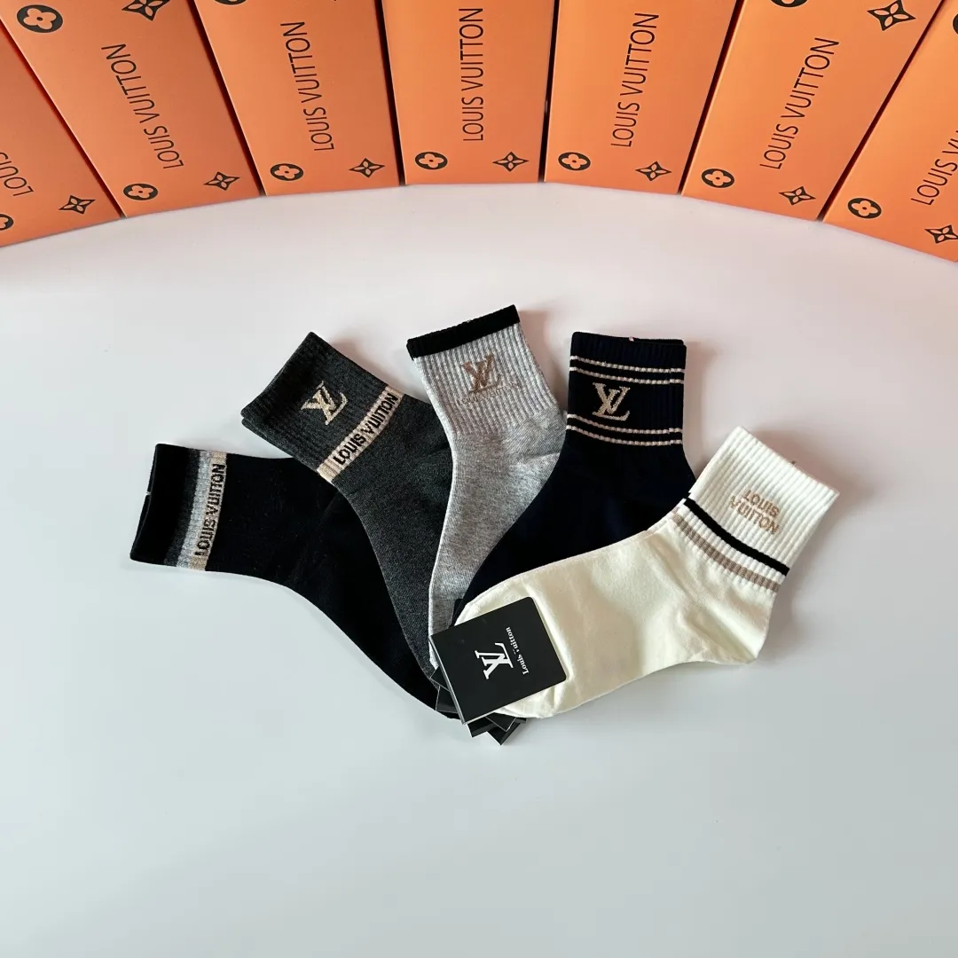 Louis Vuitton 新款中長襪 5色セット - 画像 (7)