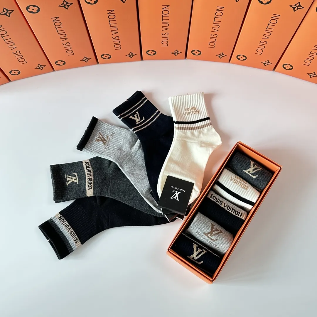 Louis Vuitton 新款中長襪 5色セット - 画像 (9)
