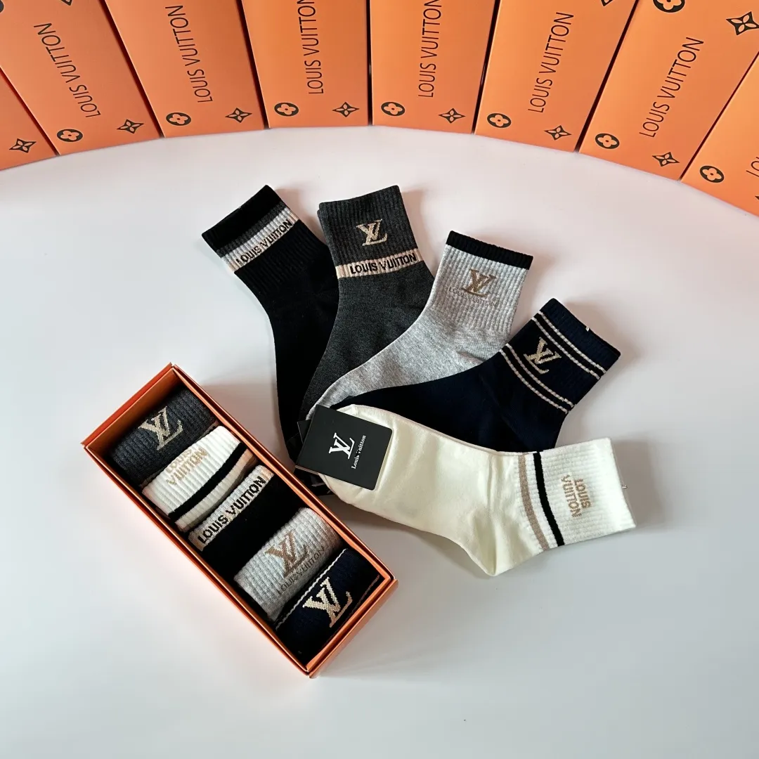 Louis Vuitton 新款中長襪 5色セット - 画像 (10)