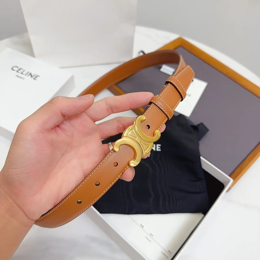 CELINE ベルト25mm 茶色 - 画像 (7)