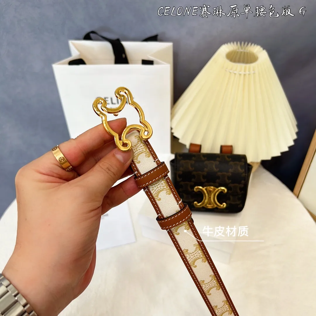 CELINE パリ オリジナルウエストポーチ2点セット 白 - 画像 (5)