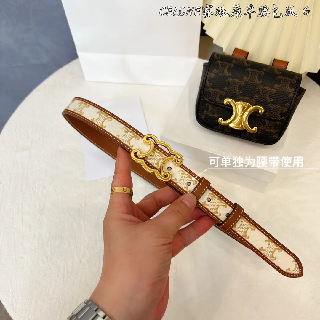 CELINE パリ オリジナルウエストポーチ2点セット 白 - 画像 (7)