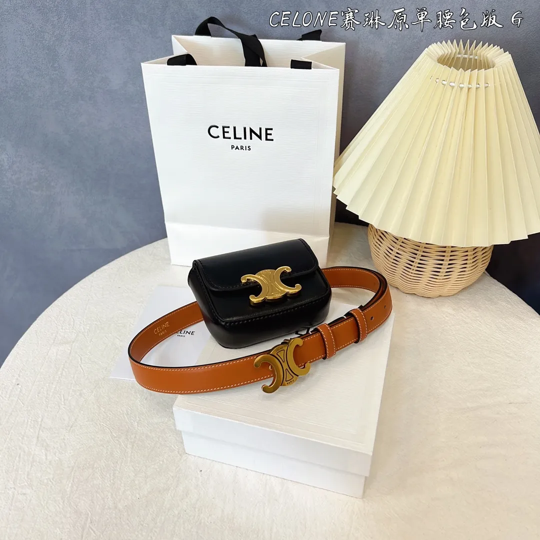 CELINE オリジナルベルトバッグセット ブラック