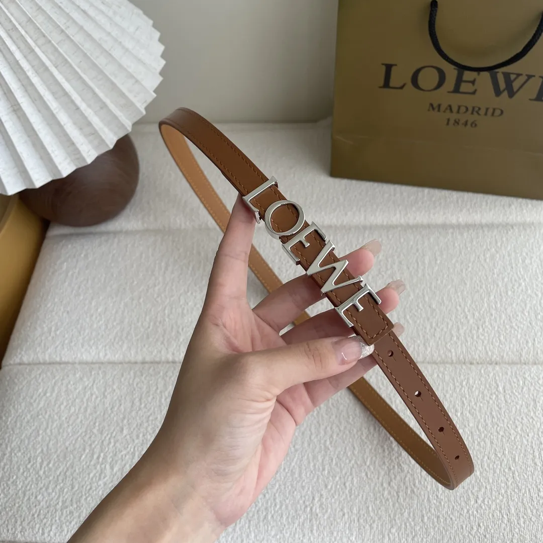 LOEWEベルト黄色金属ロゴ付き - 画像 (5)