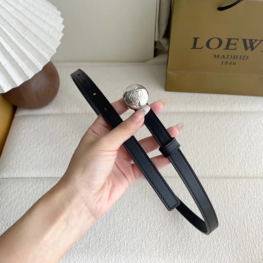 ロエウエ ブラック ベルト 1.5cm - 画像 (3)